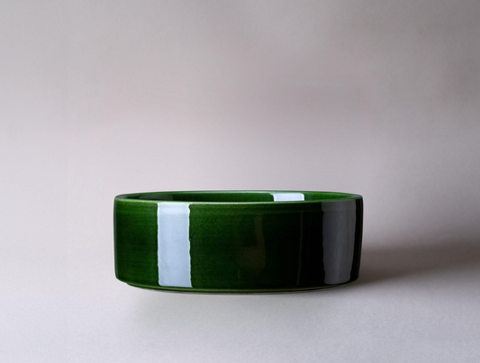 7" Hoff Glazed Saucer - Emerald