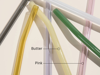 Bent Glass Straws
