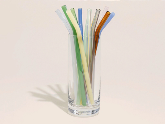 Bent Glass Straws