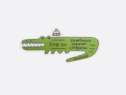 Alligator Sticker