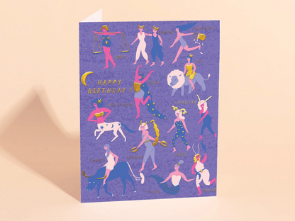 Astro Femmes - Birthday Card