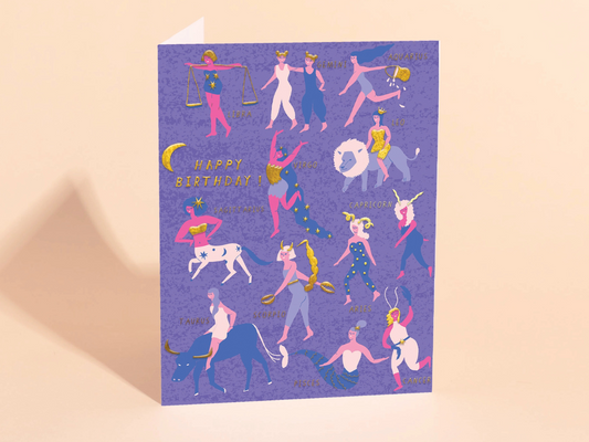 Astro Femmes - Birthday Card