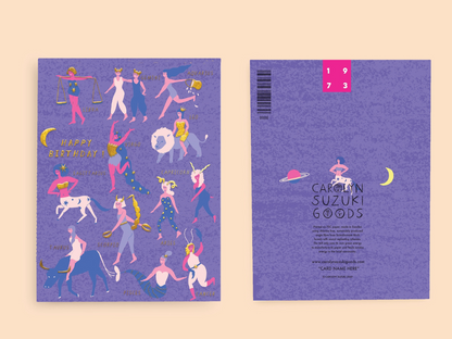 Astro Femmes - Birthday Card