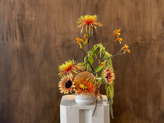 Sculptural Designer’s Choice Flower Arrangement