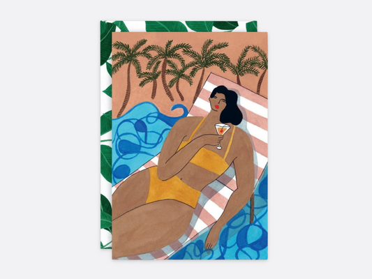 Beach Cocktail - Art Card