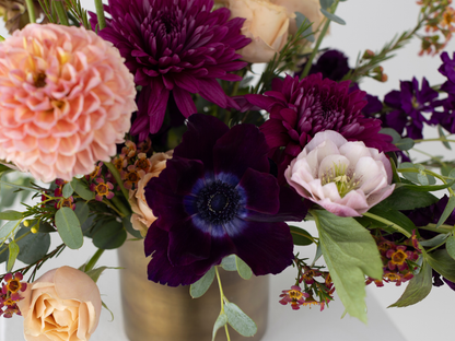 Berries & Cream Flower Arrangement