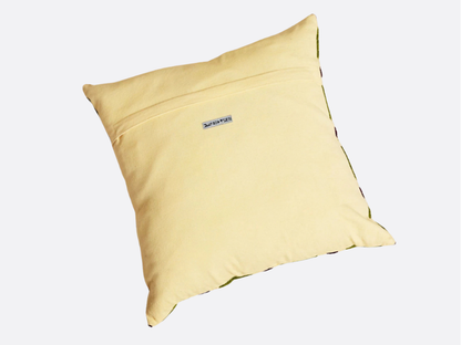 Big Raspberry Embroidered & Tufted Pillow