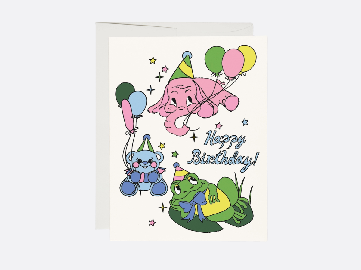 Birthday Animals - Birthday Card