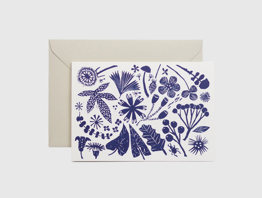 Blue Flowers - Everyday Card