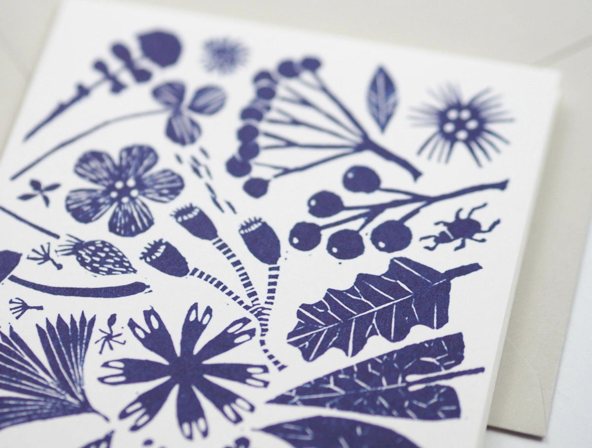 Blue Flowers - Everyday Card