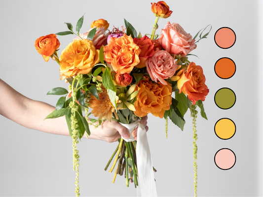 Bright + Colorful | Elopement / Intimate Wedding  Bouquet