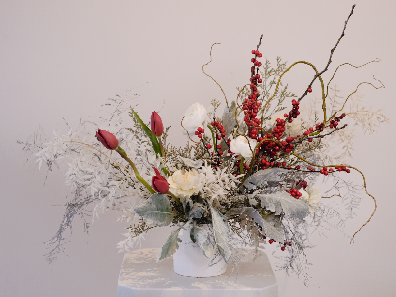 The Candy Cane Flower Arrangement