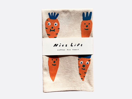 Carrot Tea Towel
