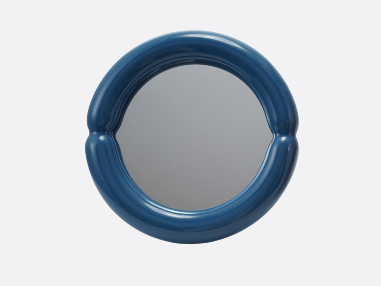 Ceramic Framed Mirror - Blue