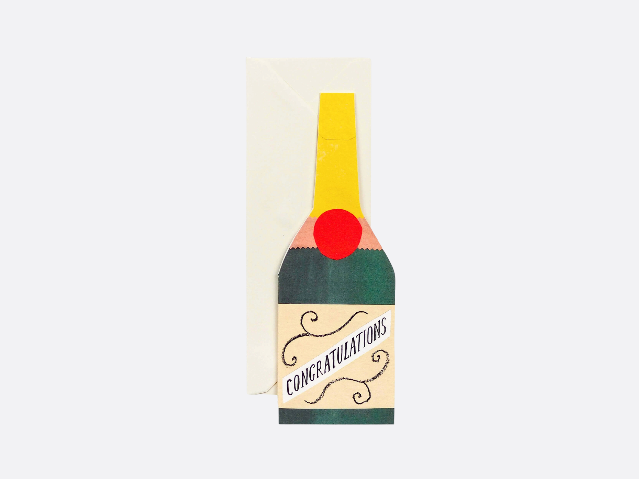 Congratulations Champagne - Congratulations Card