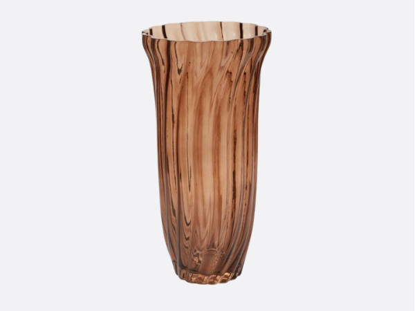 Chanterelle Ribbed Vase