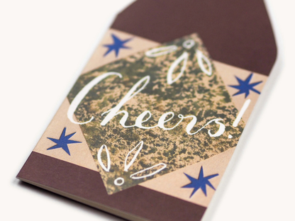 Cheers Bottle Shaped Card! - Everyday Card