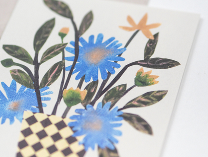 Chequer Vase - Everyday Card