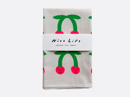 Cherry Tea Towel