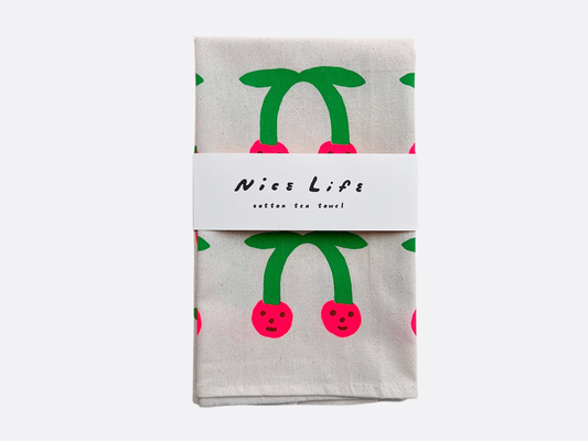 Cherry Tea Towel