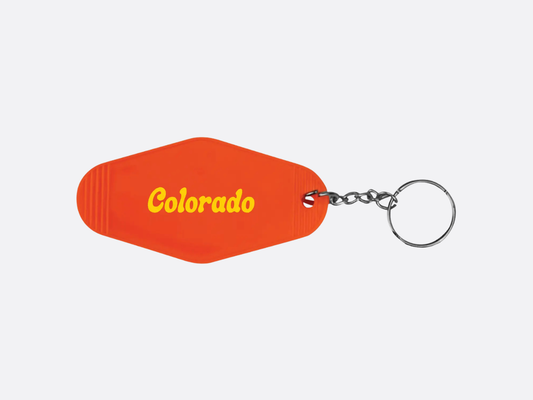 Colorado Keychain - Orange