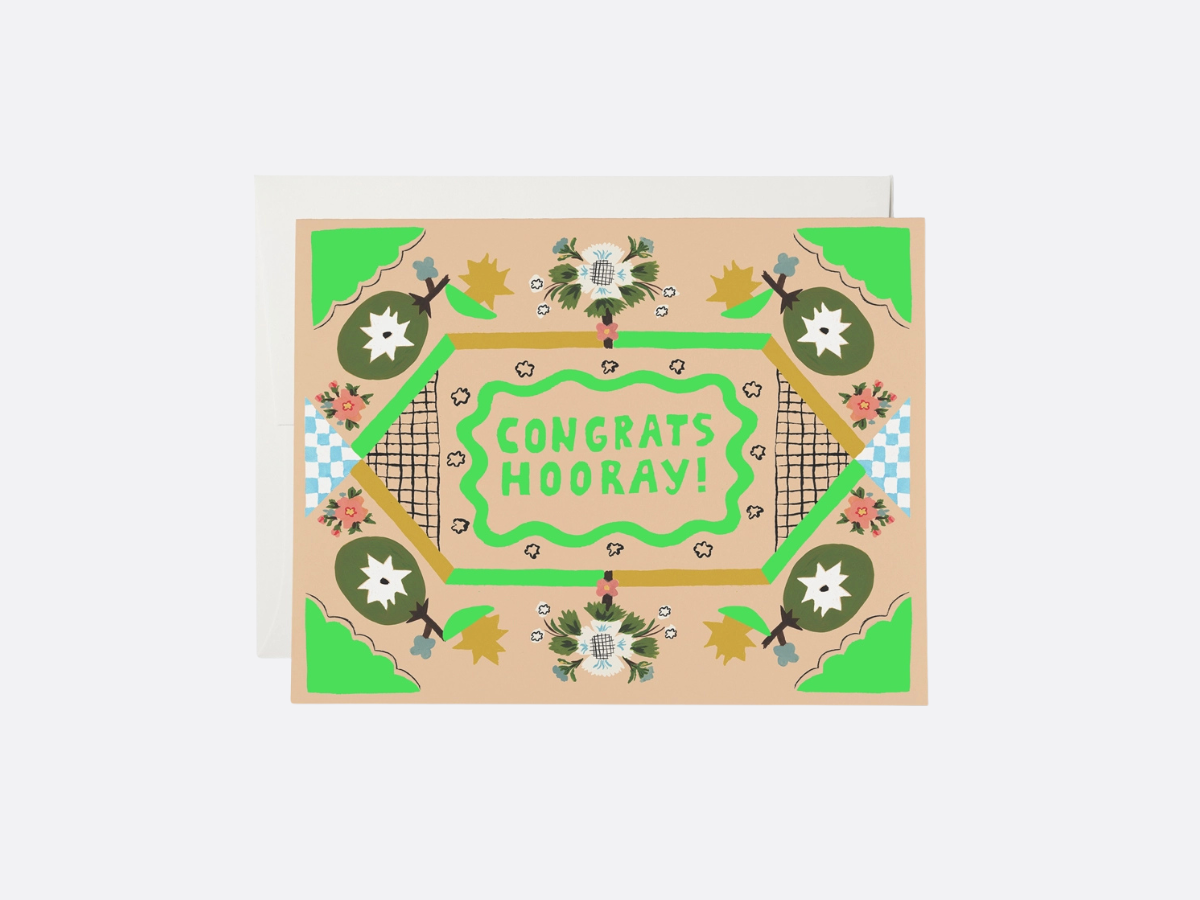 Congrats - Hooray Greeting Card