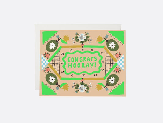 Congrats - Hooray Greeting Card