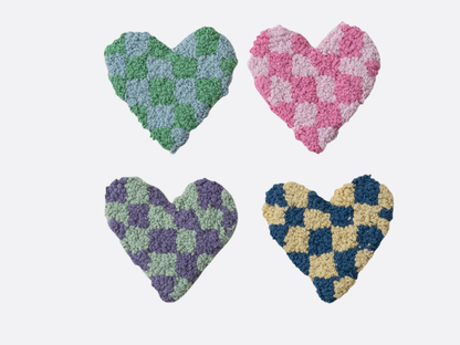 Heart-Shaped Coasters - Set of 4