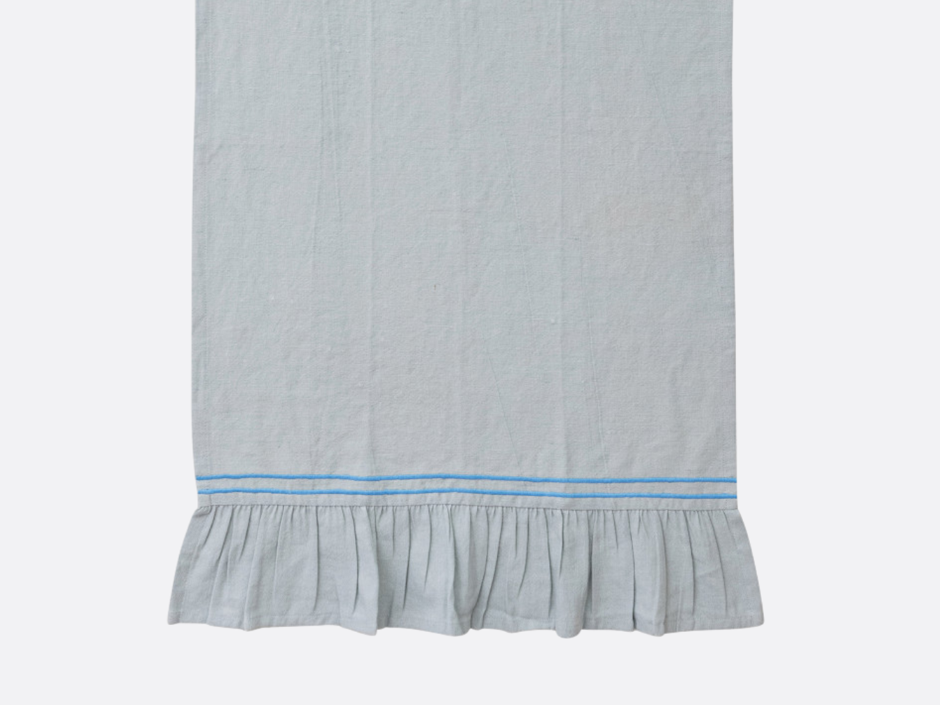 Cotton Linen Tea Towel - Blue