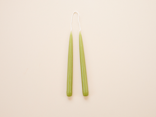 Danica Hand-Dipped Candle - Set of 2 - Chartreuse