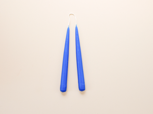 Danica Hand-Dipped Candle - Set of 2 - Cobalt Blue