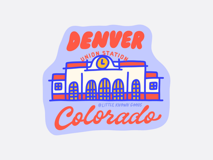 Denver Colorado Union Station - Sticker