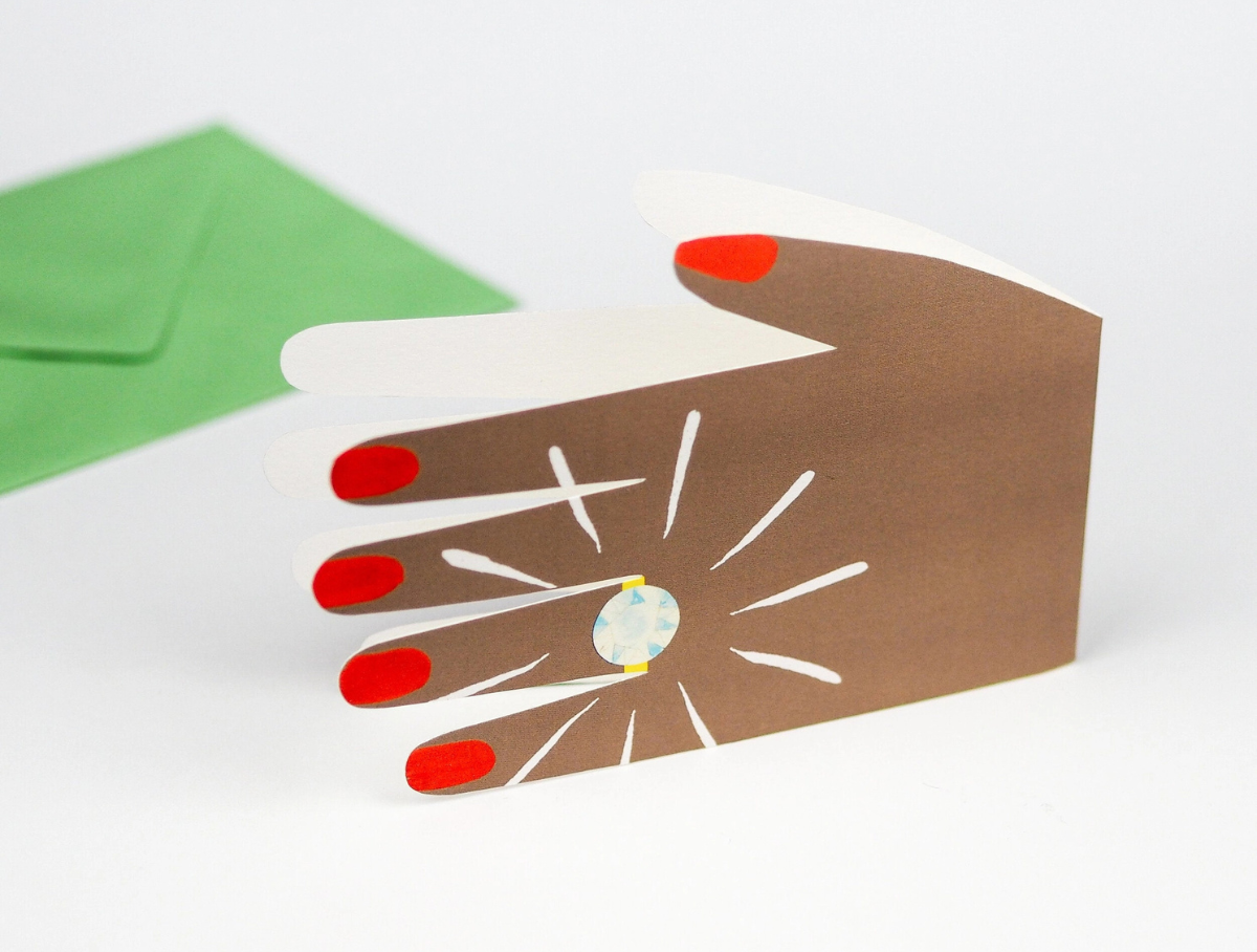 Diamond Ring - Engagement Card