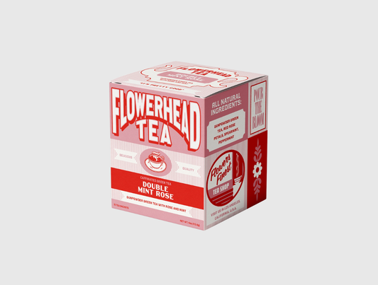 Flowerhead Tea - Double Mint Rose