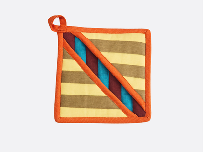 Pot Holder - Dragonfly Stripe Quilted