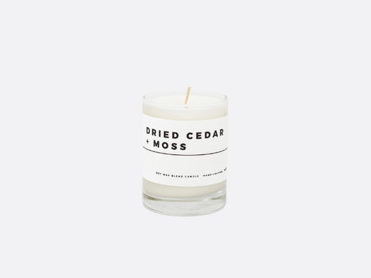 Dried Cedar + Moss Candle - 2oz
