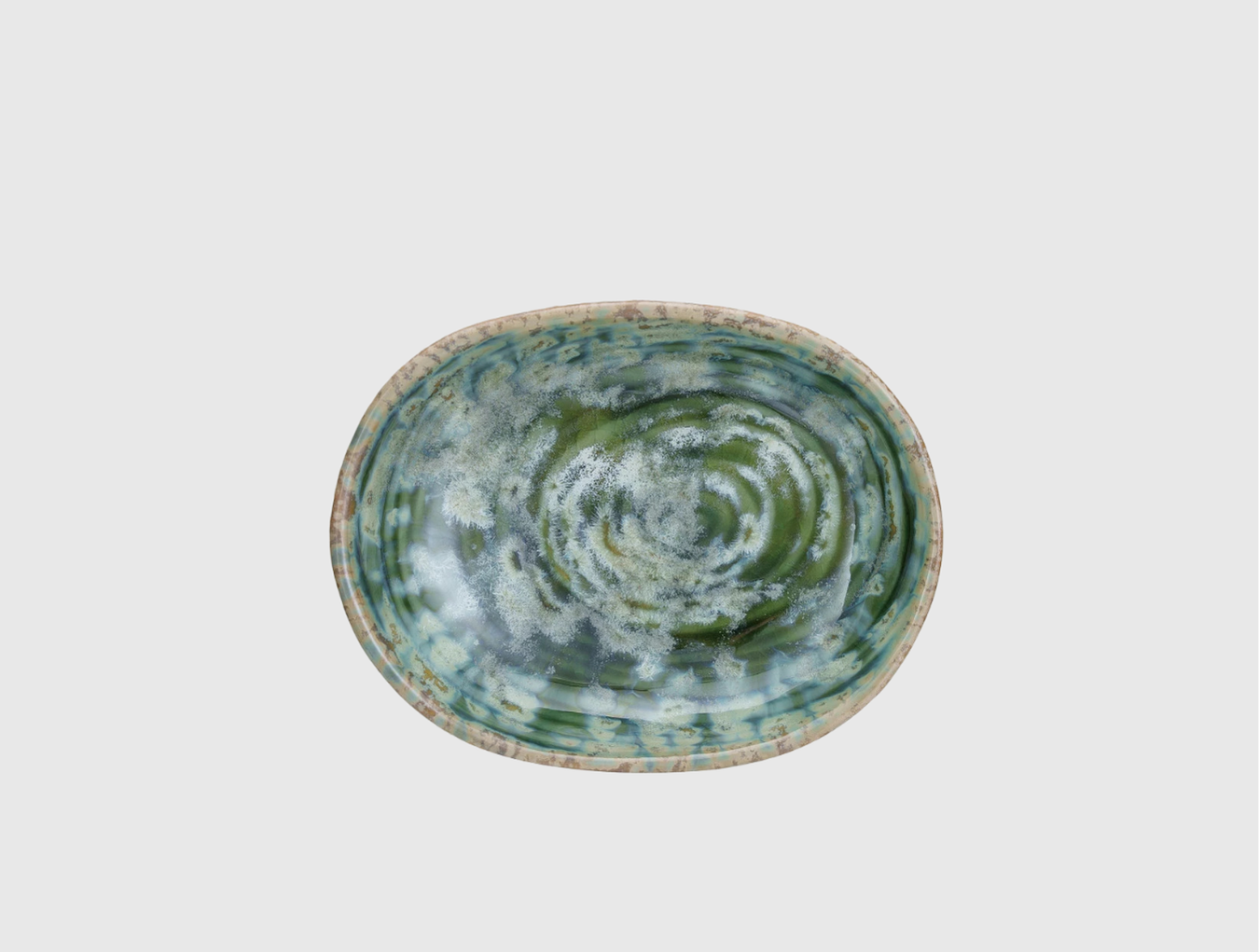 Embossed Stoneware Dish