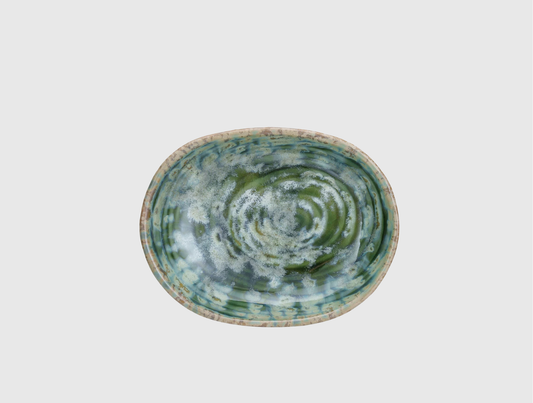 Embossed Stoneware Dish