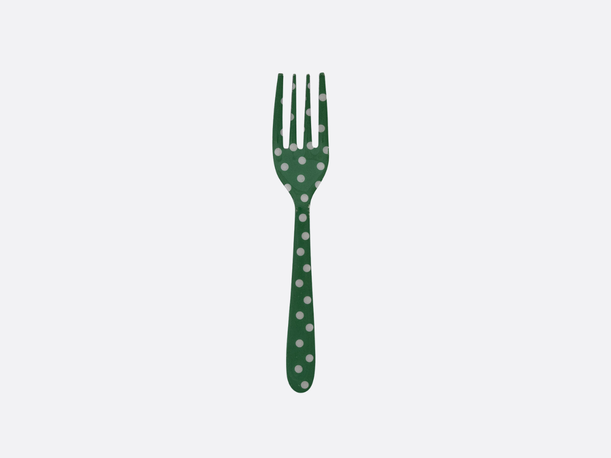 Enameled Forks - Stripes/Dots
