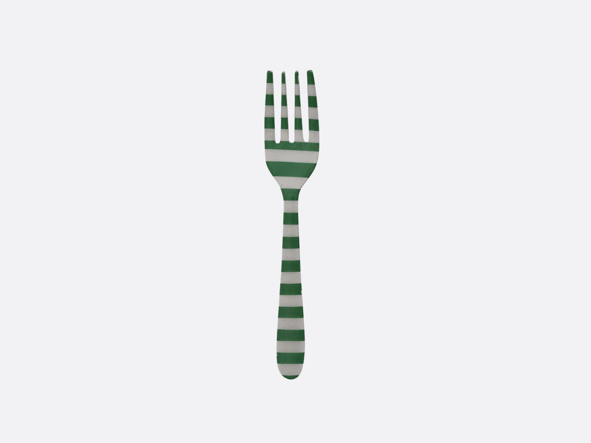 Enameled Forks - Stripes/Dots