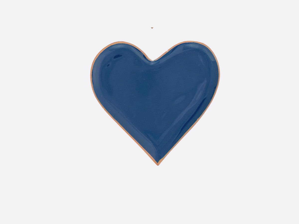 Enameled Heart Tray