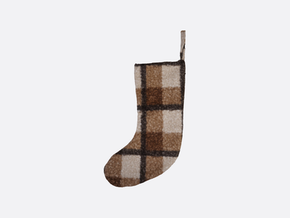 Faux Sherpa Stocking
