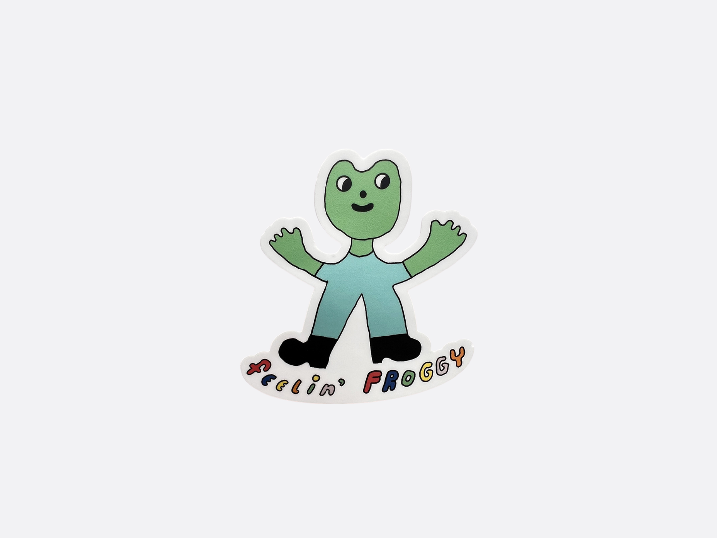 Feelin' Froggy Sticker