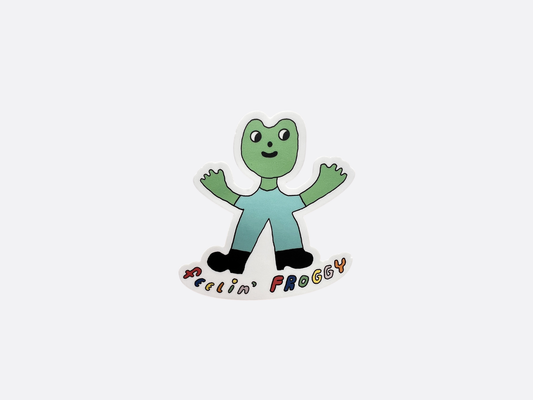 Feelin' Froggy Sticker