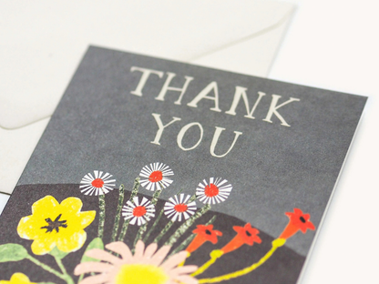 Floral Thank You - Thank You Card