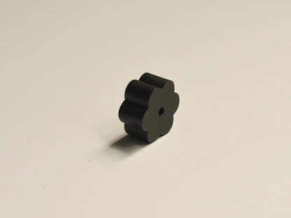 Black Flower Brass Incense Holder