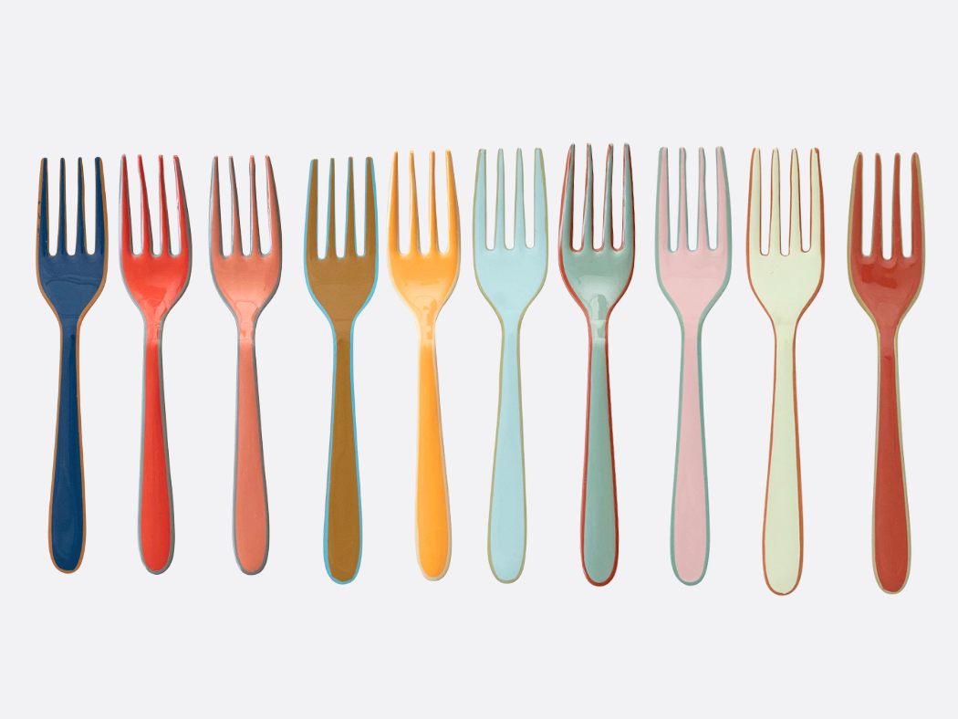 Enameled Forks