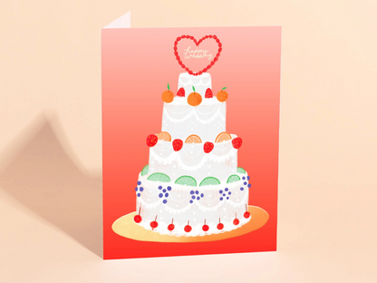 Fruit Cake Wedding - Wedding Card