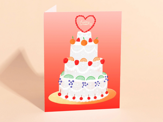 Fruit Cake Wedding - Wedding Card