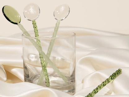 Glass Spoons - Set of 4